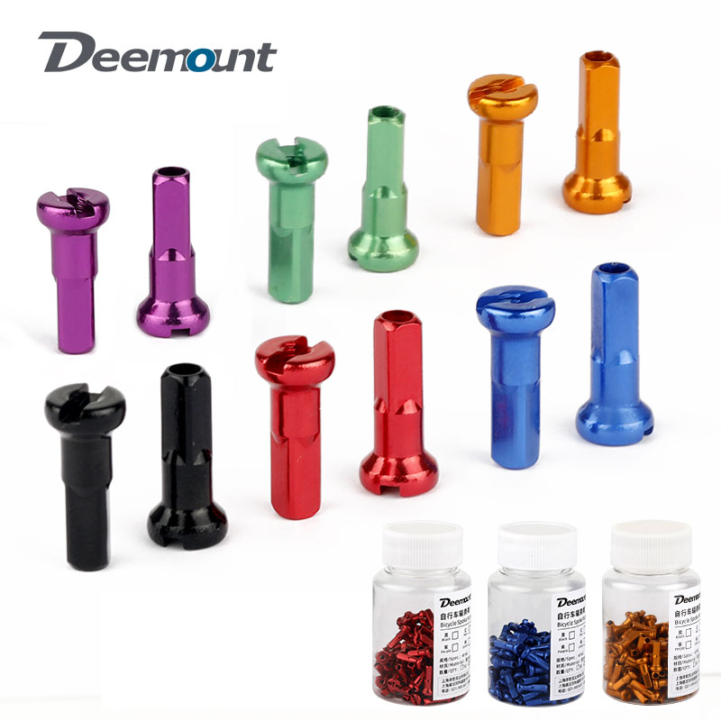 Spoke Nipple Brass - Copriruota per bicicletta in lega di